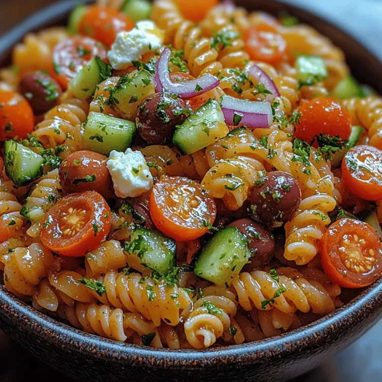 As the seasons change and the days grow longer, the desire for lighter, refreshing meals becomes more pronounced. Enter the creamy Greek pasta salad, a delightful dish that encapsulates the vibrant flavors of Mediterranean cuisine while offering a nutritious and satisfying option for various occasions. Whether you're planning a summer picnic, preparing for a potluck, or simply looking to impress family and friends at your next gathering, this pasta salad is sure to shine.