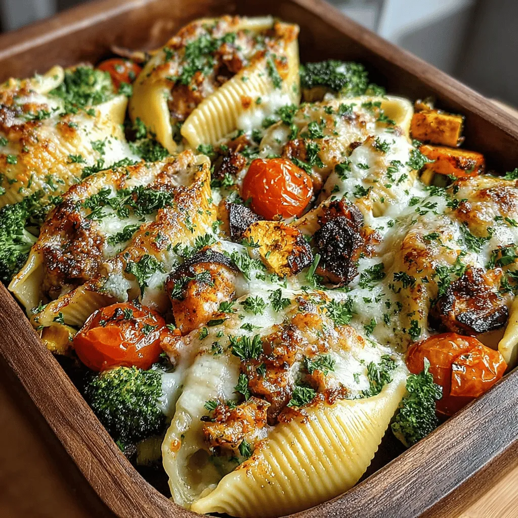 To truly appreciate the Creamy Roasted Veggie Alfredo Shells, it’s essential to understand the key ingredients that make this dish not only flavorful but also nutritious.