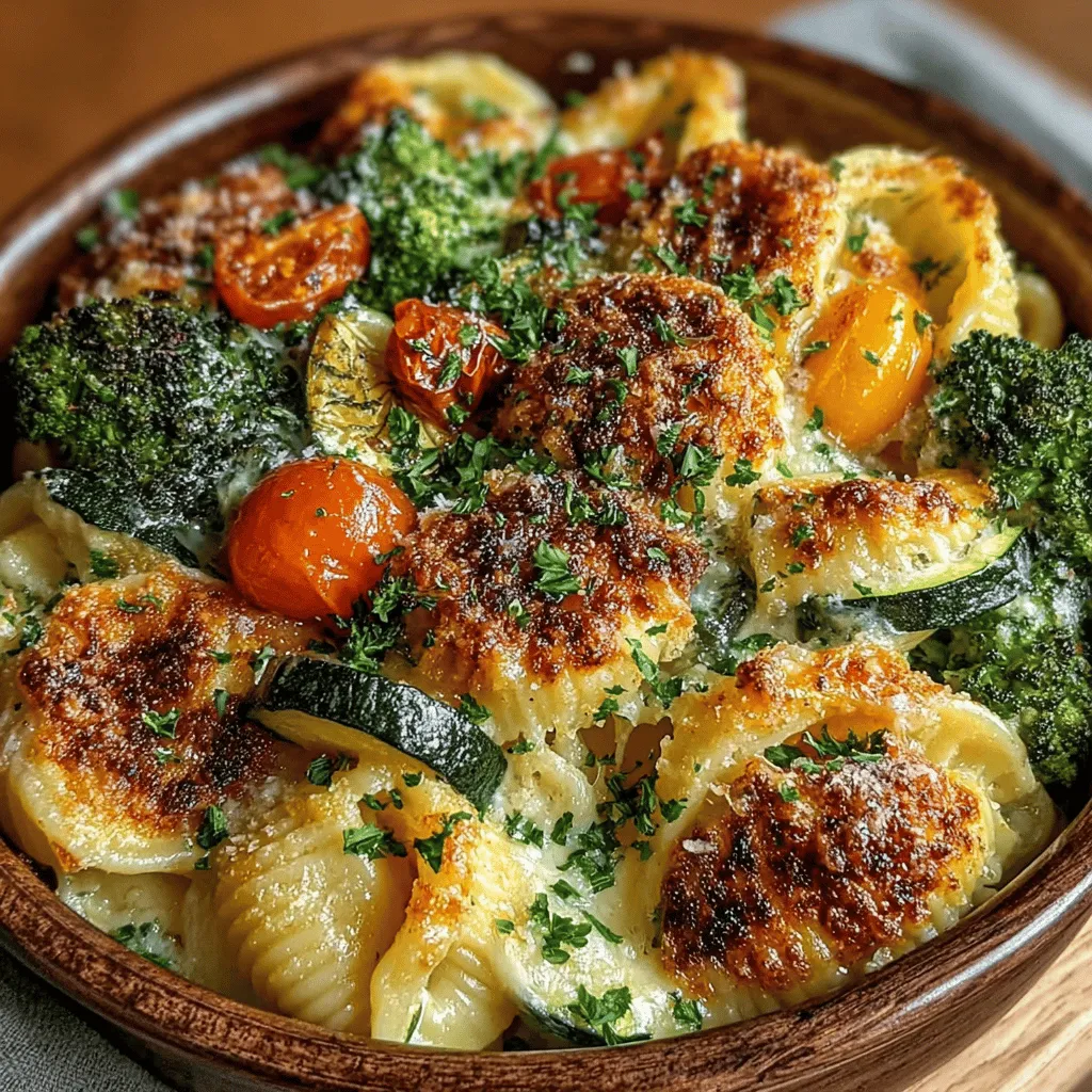 To truly appreciate the Creamy Roasted Veggie Alfredo Shells, it’s essential to understand the key ingredients that make this dish not only flavorful but also nutritious.