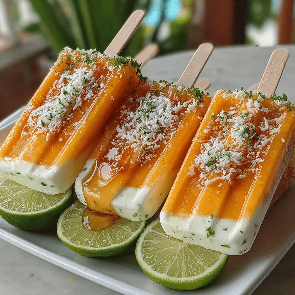 As the sun shines brightly and temperatures rise, the craving for a refreshing treat becomes nearly irresistible. One such delightful option to satisfy that urge is the Tropical Bliss Mango Lime Popsicles. These popsicles are not only a feast for the senses but also a healthy alternative to the sugary, frozen desserts often found in grocery stores. Made with the vibrant flavors of ripe mangoes and zesty lime, these popsicles promise to quench your thirst and elevate your mood.