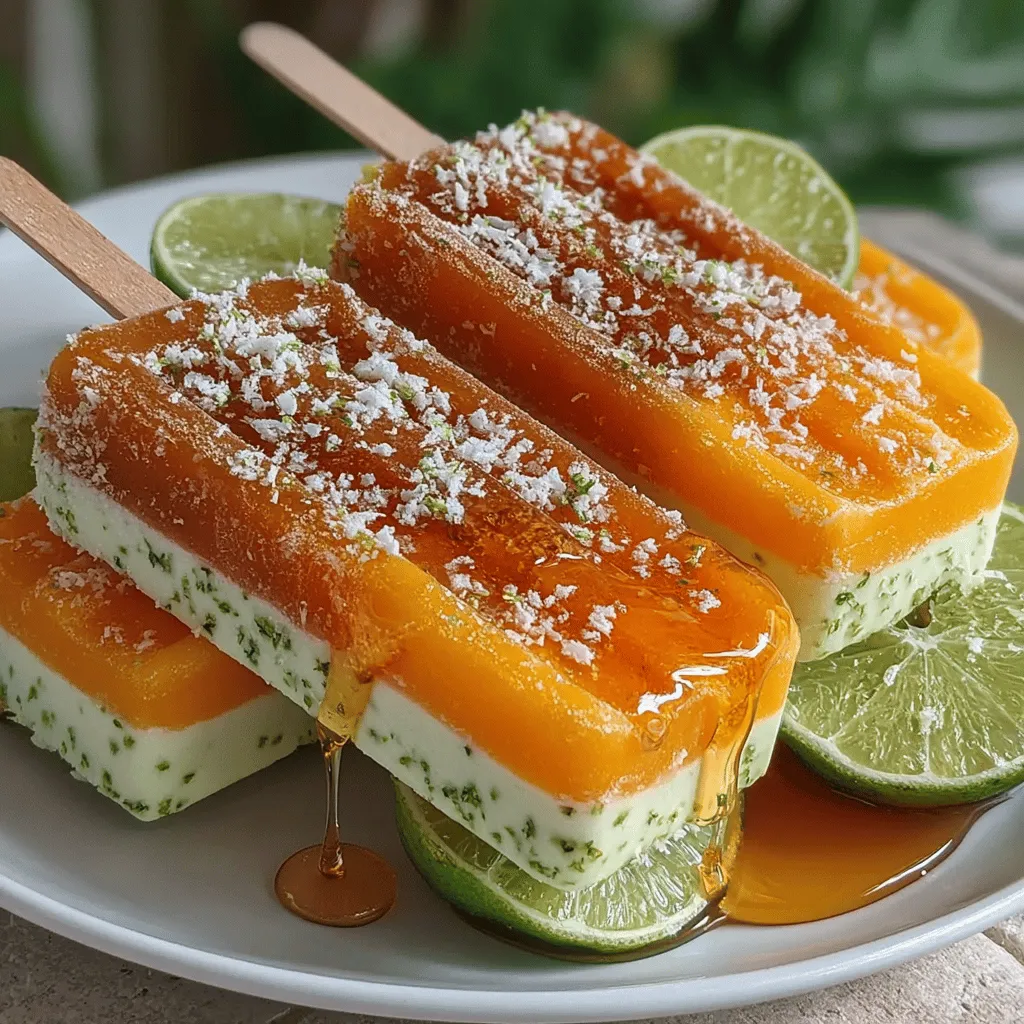 As the sun shines brightly and temperatures rise, the craving for a refreshing treat becomes nearly irresistible. One such delightful option to satisfy that urge is the Tropical Bliss Mango Lime Popsicles. These popsicles are not only a feast for the senses but also a healthy alternative to the sugary, frozen desserts often found in grocery stores. Made with the vibrant flavors of ripe mangoes and zesty lime, these popsicles promise to quench your thirst and elevate your mood.