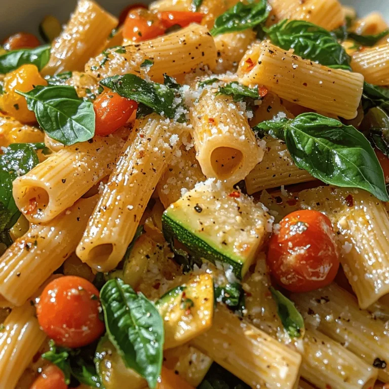 As the sun shines bright and the days grow longer, summer brings a bounty of fresh vegetables that inspire countless culinary creations. One such dish that perfectly captures the essence of the season is Summer Garden Pasta with Olive Oil. This vibrant recipe is not just a meal; it’s a celebration of the garden’s harvest, transforming simple ingredients into a delightful plate that embodies the flavors of summer.