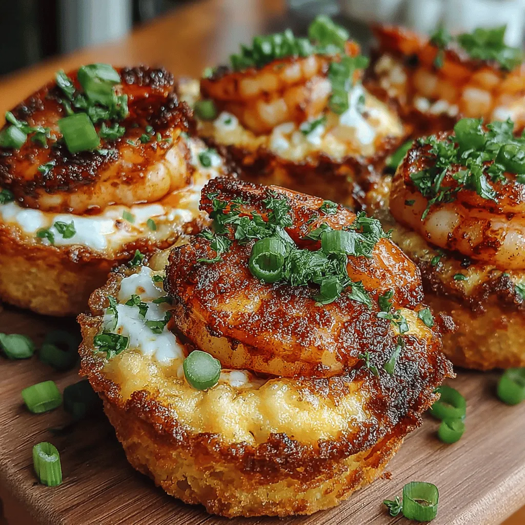 Spicy Cajun Shrimp and Grits Cups are a delightful twist on a classic Southern dish that seamlessly combines flavors, textures, and culinary traditions. Originating from the heart of Louisiana, shrimp and grits have long been celebrated as a comfort food staple, showcasing the region's rich culinary heritage. The dish encapsulates the essence of Southern cooking, where bold flavors and fresh ingredients take center stage. The Spicy Cajun Shrimp and Grits Cups elevate this beloved combination into an elegant presentation, making it an ideal choice for both casual gatherings and festive occasions.