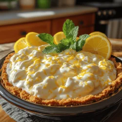 When the temperatures rise and the sun shines brightly, the last thing anyone wants to do is turn on the oven. This is where no-bake desserts come into play, offering the perfect solution for satisfying your sweet tooth without the heat. Among the array of no-bake options, the Zesty No-Bake Lemon Ice Cream Pie stands out as a refreshing treat that embodies the essence of summer in every bite. This delightful dessert not only promises a burst of citrus flavor but also captivates with its creamy texture and easy preparation.