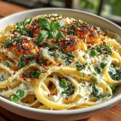 Zesty Lemon Ricotta & Pea Pasta Delight