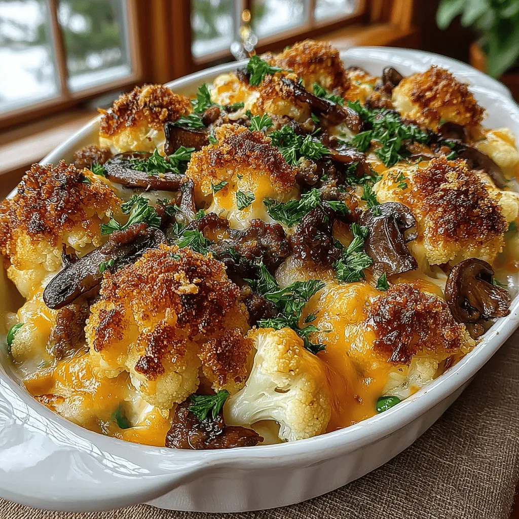 When it comes to comfort food, casseroles reign supreme. They are not only convenient for family meals but also offer the opportunity to pack in a variety of nutritious ingredients. One standout recipe that perfectly combines health, flavor, and ease of preparation is Cheesy Cauliflower & Turkey Casserole. This dish is a delightful blend of tender cauliflower, lean ground turkey, creamy cheddar cheese, and a crunchy topping, making it an instant hit at family dinners or gatherings.