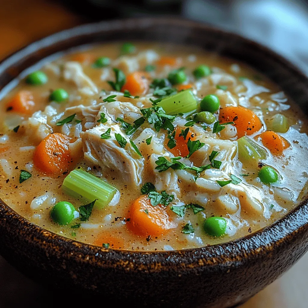 As the crispness of autumn settles in and the chill of winter approaches, there's nothing quite like a warm bowl of soup to wrap you in comfort. The recipe for Slow Cooker Creamy Chicken and Rice Soup embodies this cozy essence, combining tender chicken, hearty rice, and a medley of vegetables in a rich, creamy broth. Not only is this soup a delightful treat for the taste buds, but it also serves as a soothing balm for the soul during those colder months.