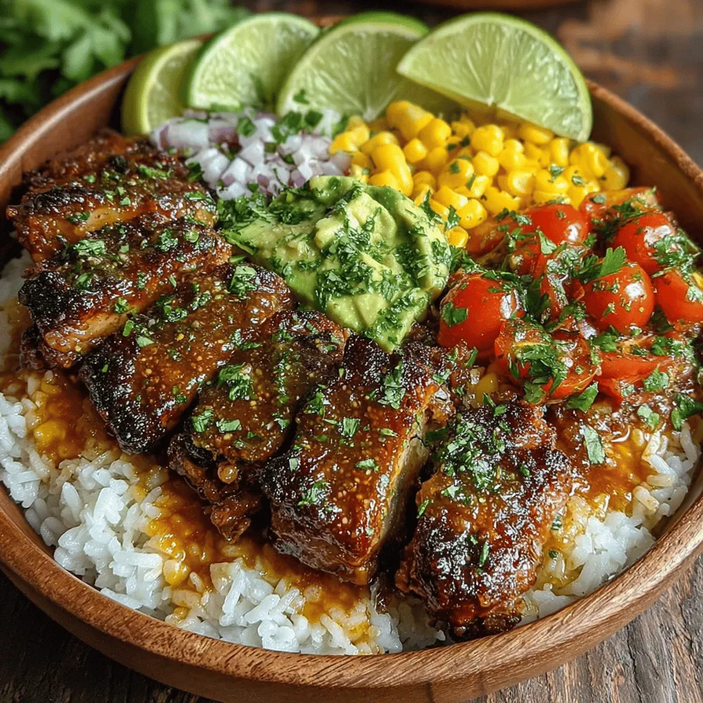 In the world of culinary experiences, few dishes can capture your taste buds quite like Spicy BBQ Chicken & Rice Bowls. This vibrant meal combines succulent marinated chicken, zesty rice, and a medley of fresh toppings to create a harmonious blend of flavors and textures. The spicy kick from the BBQ sauce pairs beautifully with the savory richness of the chicken, while the fluffy rice serves as the perfect canvas to absorb all the deliciousness. With each bite, you’ll experience a delightful contrast of heat, tanginess, and freshness, making this dish a standout choice for any occasion.