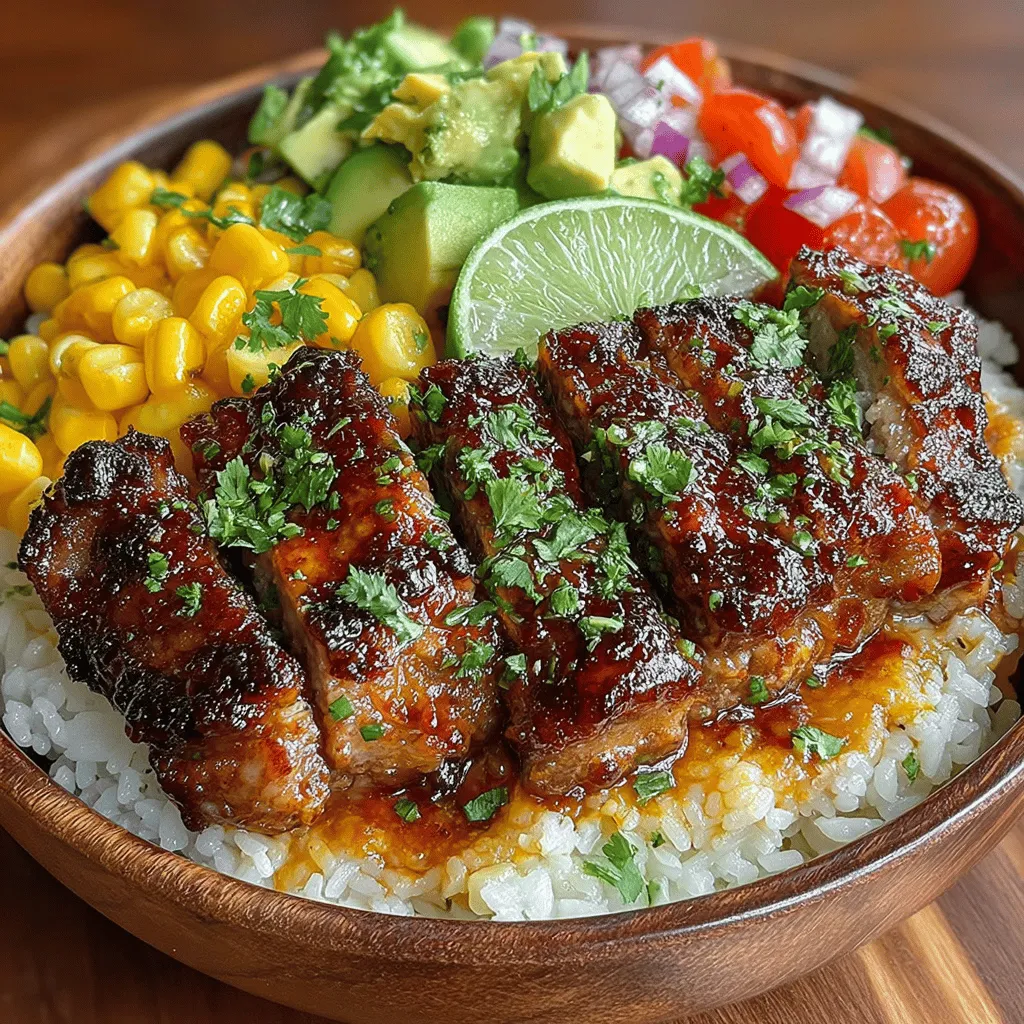 In the world of culinary experiences, few dishes can capture your taste buds quite like Spicy BBQ Chicken & Rice Bowls. This vibrant meal combines succulent marinated chicken, zesty rice, and a medley of fresh toppings to create a harmonious blend of flavors and textures. The spicy kick from the BBQ sauce pairs beautifully with the savory richness of the chicken, while the fluffy rice serves as the perfect canvas to absorb all the deliciousness. With each bite, you’ll experience a delightful contrast of heat, tanginess, and freshness, making this dish a standout choice for any occasion.