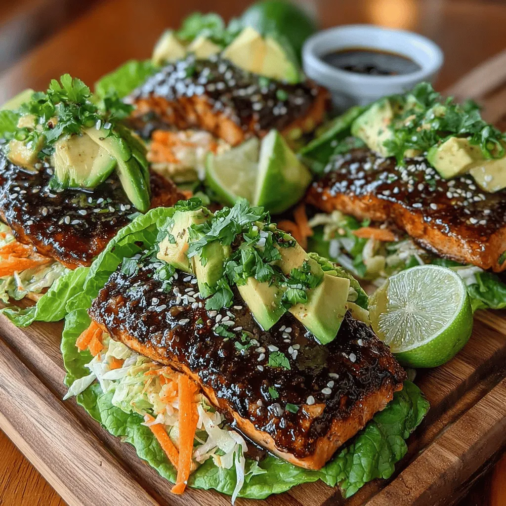 Sticky Soy Glazed Salmon Wraps are a delightful fusion of flavor and nutrition, presenting a perfect option for health-conscious eaters who don’t want to compromise on taste. This dish showcases tender salmon fillets enveloped in a sweet and savory marinade, complemented by crisp vegetables and wrapped in fresh greens. The unique combination of ingredients not only tantalizes the taste buds but also provides a range of health benefits, making these wraps an appealing choice for lunch, dinner, or even as a party appetizer.