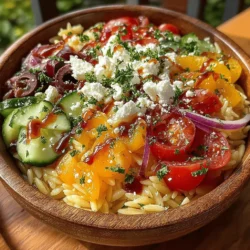 Refreshing Mediterranean Orzo Delight
