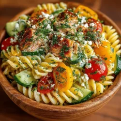 Chilled Tuna Delight Pasta Salad