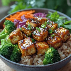 In the realm of plant-based cuisine, the Crunchy Sesame Tofu Bowl stands out as a delightful and nourishing meal option. This vibrant dish is not only packed with flavor but also brimming with essential nutrients, making it a perfect choice for anyone looking to incorporate more vegetarian meals into their diet. The combination of crispy tofu, colorful vegetables, and a savory-sweet sauce creates a satisfying bowl that pleases both the palate and the eye.