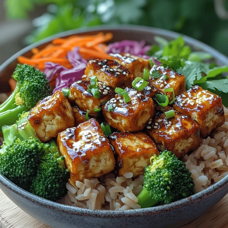 In the realm of plant-based cuisine, the Crunchy Sesame Tofu Bowl stands out as a delightful and nourishing meal option. This vibrant dish is not only packed with flavor but also brimming with essential nutrients, making it a perfect choice for anyone looking to incorporate more vegetarian meals into their diet. The combination of crispy tofu, colorful vegetables, and a savory-sweet sauce creates a satisfying bowl that pleases both the palate and the eye.