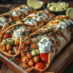Spicy Roasted Chickpea Salad Wraps: A Flavorful and Nutritious Delight
