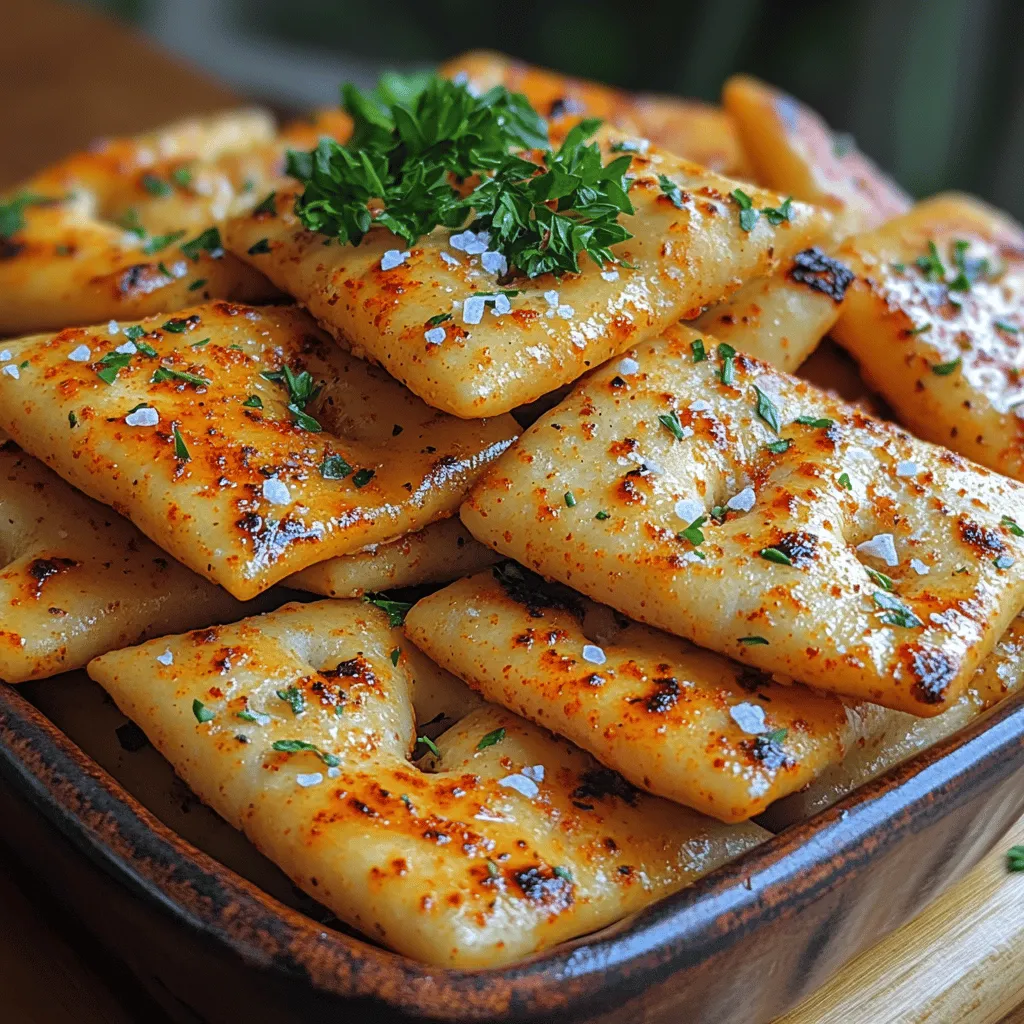 Pita chips have become a beloved snack in many households, known for their satisfying crunch and versatility. Whether enjoyed solo or served alongside a variety of dips—like hummus, tzatziki, or guacamole—pita chips offer a delightful snacking experience that appeals to both the health-conscious and those craving something crunchy. Among the countless variations of pita chips, the crispy pita garlic chips stand out, thanks to their irresistible garlic flavor and perfectly toasted texture. This recipe elevates standard pita chips into a gourmet snack, making them an excellent addition to any gathering or a tasty treat for a movie night at home.