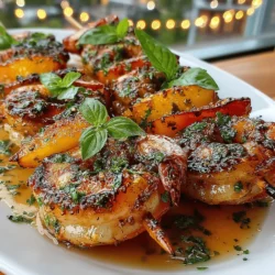 As the sun shines brighter and the days grow longer, summer calls for vibrant, fresh flavors that can be enjoyed outdoors. One dish that embodies the essence of summer is Grilled Shrimp & Peach Skewers. This delightful recipe combines the succulent taste of grilled shrimp with the sweet juiciness of ripe peaches, creating a harmonious blend that is both refreshing and satisfying. Whether you're hosting a backyard barbecue, enjoying a picnic in the park, or simply looking for a quick weeknight meal, these skewers are the ideal choice for any summer occasion.