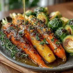 As the vibrant colors of autumn start to fill the trees and the air turns crisp, there's something special about cozying up in the kitchen and preparing a comforting dish. I remember the first time I made sweet and savory honey balsamic glazed carrots and Brussels sprouts. It was during a family gathering, where I wanted to impress my loved ones with a dish that was not only delicious but also healthy. The sweet aroma of honey mingling with the tangy balsamic vinegar filled the kitchen and drew everyone in. That memorable evening, filled with laughter and warmth, solidified this recipe as one of my go-to side dishes, and I can't wait to share it with you.