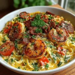 When it comes to comfort food that tantalizes the taste buds and warms the soul, few dishes rival the rich, creamy goodness of Cajun Shrimp and Sausage Pasta. This delectable recipe combines succulent shrimp with smoky andouille sausage, tossed in a velvety sauce that perfectly envelops al dente pasta. It’s a dish that boasts a harmony of flavors and textures, making it not only a delightful weekday meal but also a fantastic choice for impressing guests at dinner parties or family gatherings.