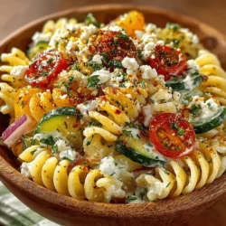 Refreshing Cucumber Dill Pasta Salad