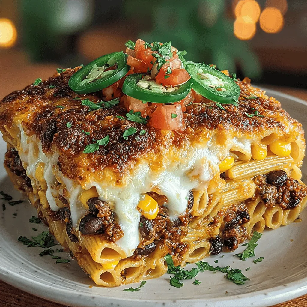 When it comes to comfort food, few dishes can rival the delightful combination of pasta and zesty flavors found in the Zesty Black Bean Taco Pasta Bake. This innovative recipe brings together the hearty texture of penne pasta with the vibrant tastes of a classic taco, creating a dish that is both satisfying and exciting. Whether you’re preparing a weeknight dinner for the family or hosting a casual gathering with friends, this pasta bake is sure to impress with its bold flavors and appealing presentation.