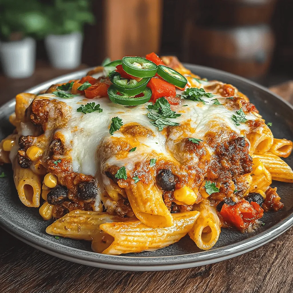 When it comes to comfort food, few dishes can rival the delightful combination of pasta and zesty flavors found in the Zesty Black Bean Taco Pasta Bake. This innovative recipe brings together the hearty texture of penne pasta with the vibrant tastes of a classic taco, creating a dish that is both satisfying and exciting. Whether you’re preparing a weeknight dinner for the family or hosting a casual gathering with friends, this pasta bake is sure to impress with its bold flavors and appealing presentation.