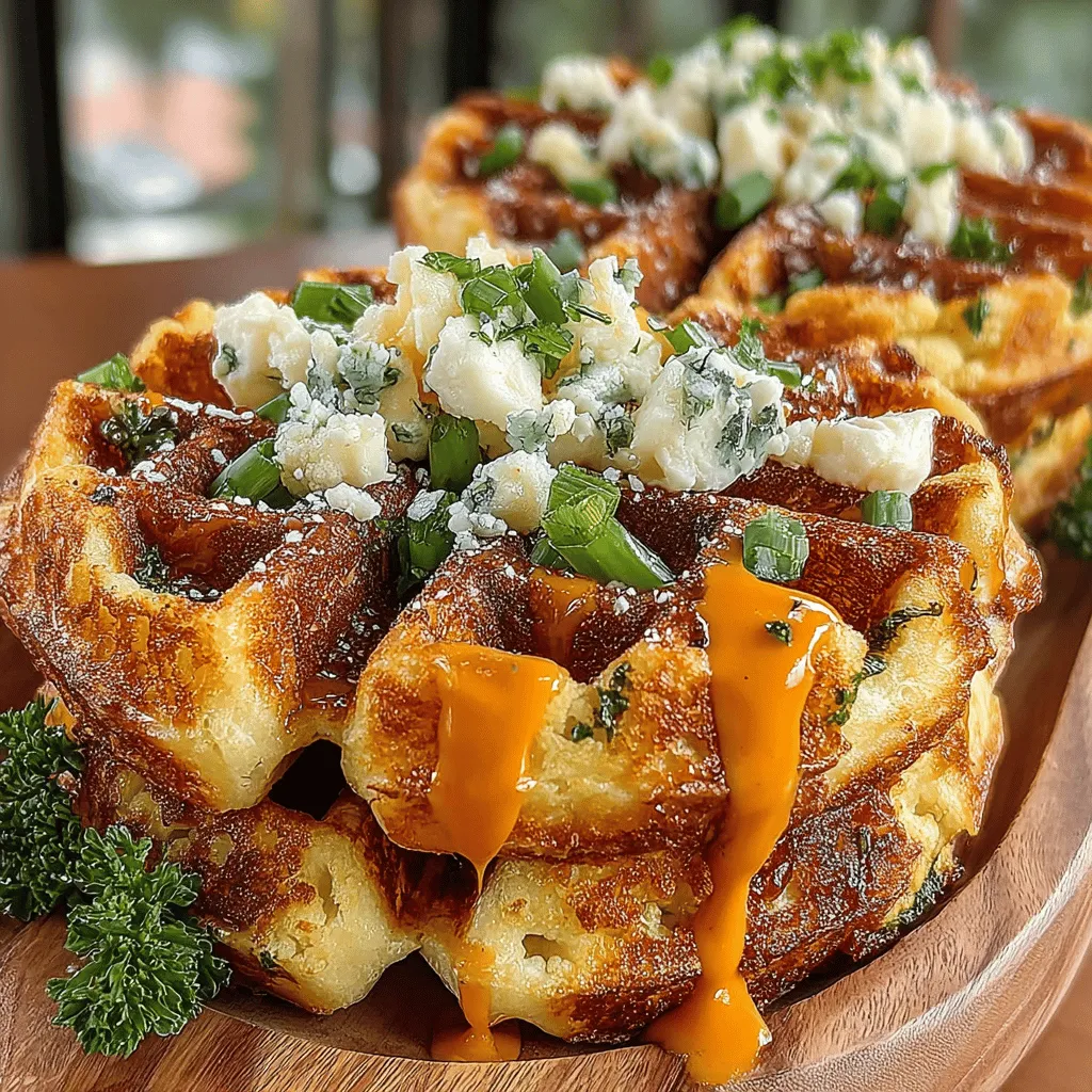 To achieve the right balance of flavors in your Buffalo Cauliflower Waffles, start by preparing your cauliflower. Begin with a medium head of cauliflower, cutting it into bite-sized florets. Steam or roast the cauliflower until it is tender but still has a slight crunch. This step is crucial, as overcooking can lead to soggy waffles.