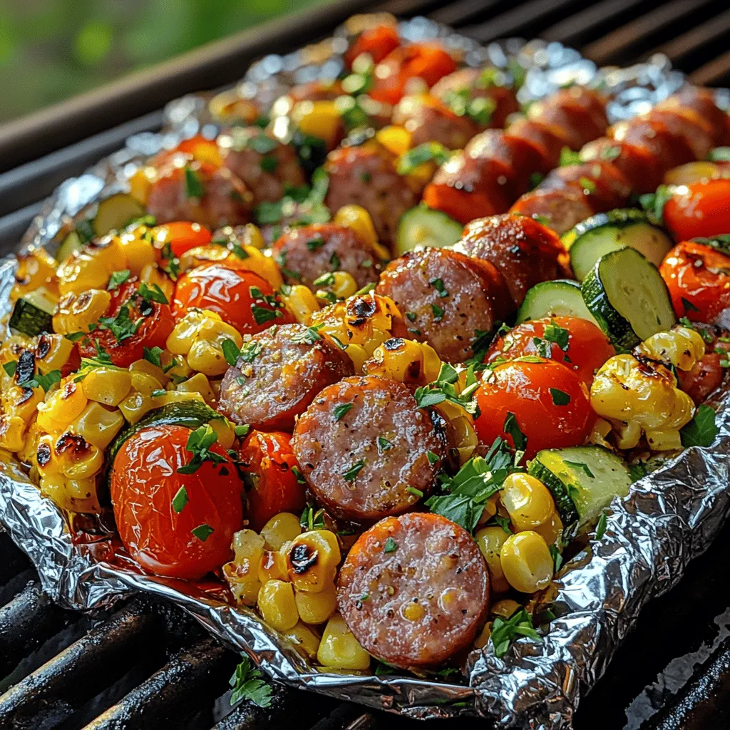 As summer approaches, the allure of outdoor cooking beckons, inviting families and friends to gather around the grill for delightful meals under the sun. Summer grilling is not just about the sizzle of meats on a hot grate; it encompasses a vibrant array of flavors that can be achieved with minimal effort. One such recipe that embodies the spirit of this season is the Sizzlin' Summer Veggie & Sausage Foil Packs. These foil packs bring together an enticing combination of fresh summer vegetables and smoky sausage, creating a dish that is not only delicious but also incredibly easy to prepare.