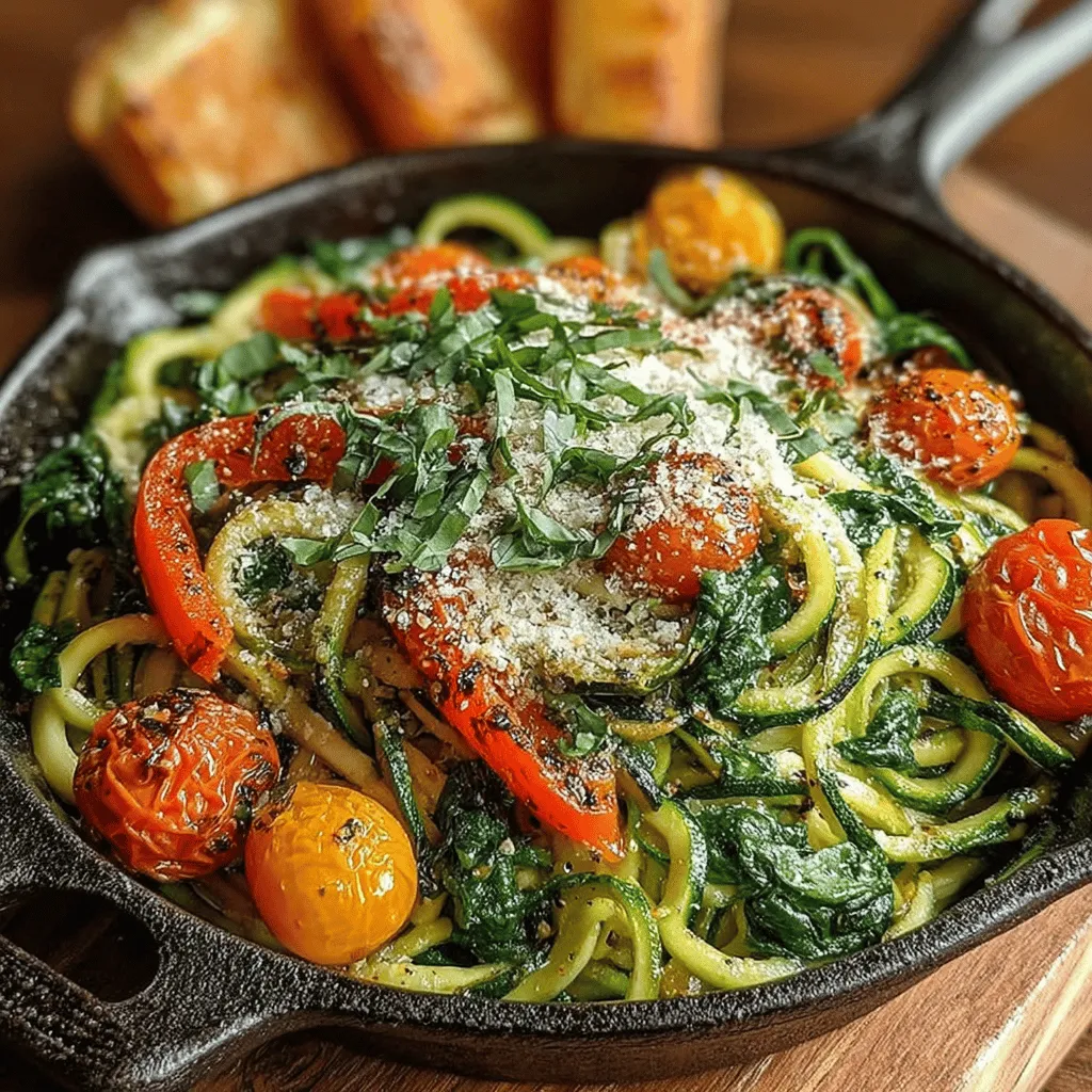 In recent years, the culinary world has embraced healthier alternatives to traditional pasta dishes, and one of the standout stars is the humble zucchini, transformed into delightful zoodles. Zoodles, or zucchini noodles, are an innovative way to enjoy the flavor and heartiness of pasta without the extra carbs, making them a favorite among health-conscious eaters, low-carb dieters, and even those exploring gluten-free options. The Garlic Parmesan Zoodle Stir Fry offers a flavorful, nutritious option that is not only quick to prepare but also incredibly satisfying. This dish combines the comforting taste of garlic and cheese with the freshness of vegetables, creating a light yet fulfilling meal that can be enjoyed any time of day.