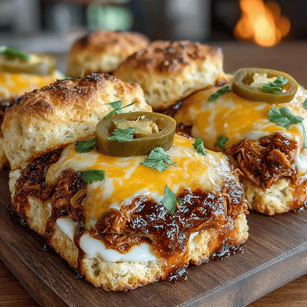 When it comes to comfort food, few dishes can rival the satisfying experience of a well-crafted sandwich. Smoky BBQ Chicken Biscuit Sandwiches stand out as a perfect blend of robust flavors and delightful textures, making them an irresistible choice for any mealtime. This recipe skillfully combines tender, smoky chicken with the rich, tangy bite of BBQ sauce, all enveloped in freshly baked biscuits. Whether you’re hosting a lively tailgate party, preparing for a family dinner, or simply seeking a delicious weeknight meal, these sandwiches are sure to please everyone at the table.