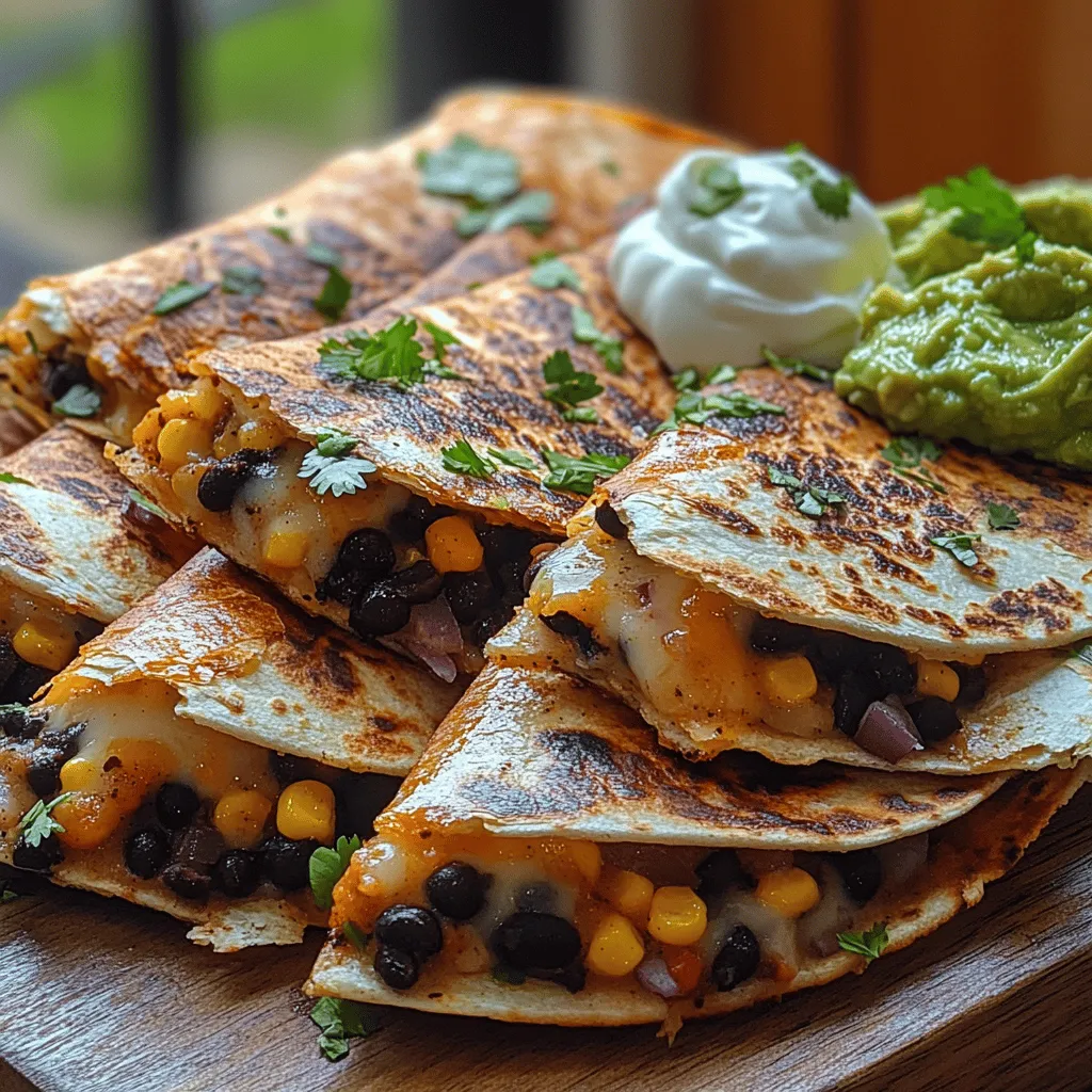 To create the perfect Crispy Black Bean Quesadillas, it’s essential to gather the right ingredients. Each component plays a crucial role in building the flavors and textures that make this dish so enjoyable. Here’s a breakdown of the key ingredients you’ll need: