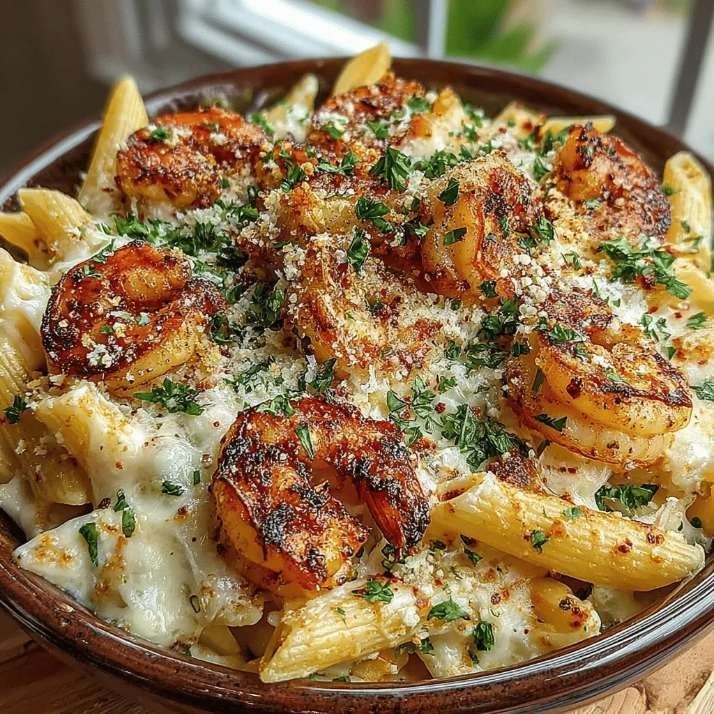 There’s something undeniably comforting about a pasta bake, and the Creamy Garlic Shrimp Penne Bake takes this classic dish to a whole new level. This recipe marries the rich, creamy textures of a decadent sauce with the delightful snap of perfectly cooked shrimp and the heartiness of penne pasta. It's a dish that not only satisfies hunger but also warms the soul, making it an ideal choice for family dinners or gatherings with friends.