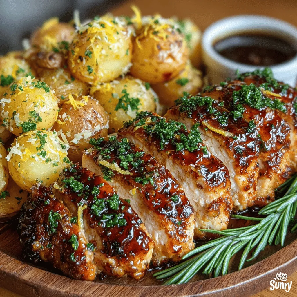 When it comes to creating a meal that strikes the perfect balance between flavor and satisfaction, Sweet & Tangy Honey Mustard Chicken with Crispy Roasted Potatoes stands out as a quintessential choice. This dish captures a delightful fusion of sweet and tangy notes, making it a favorite for both casual weeknight dinners and special gatherings. The succulent chicken, glazed in a honey mustard marinade, pairs beautifully with crispy roasted potatoes, creating a wholesome and hearty meal that appeals to all ages.