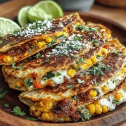 Sweet Corn & Zucchini Quesadillas: A Delicious and Nutritious Meal